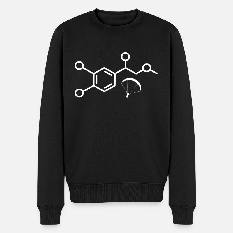 Adrénaline Parapente - Pull Premium bio Homme - noir