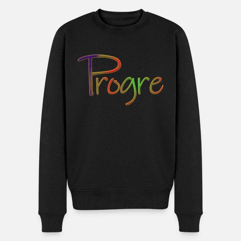 Progressif - Pull Premium bio Homme - noir