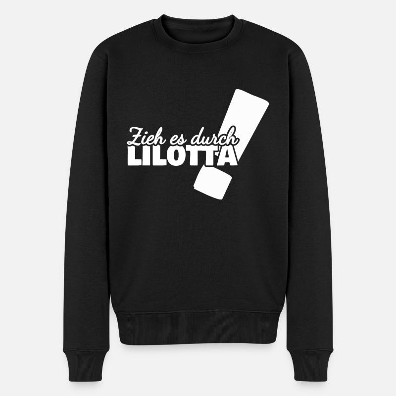 Prénom Lilotta - Pull Premium bio Homme - noir