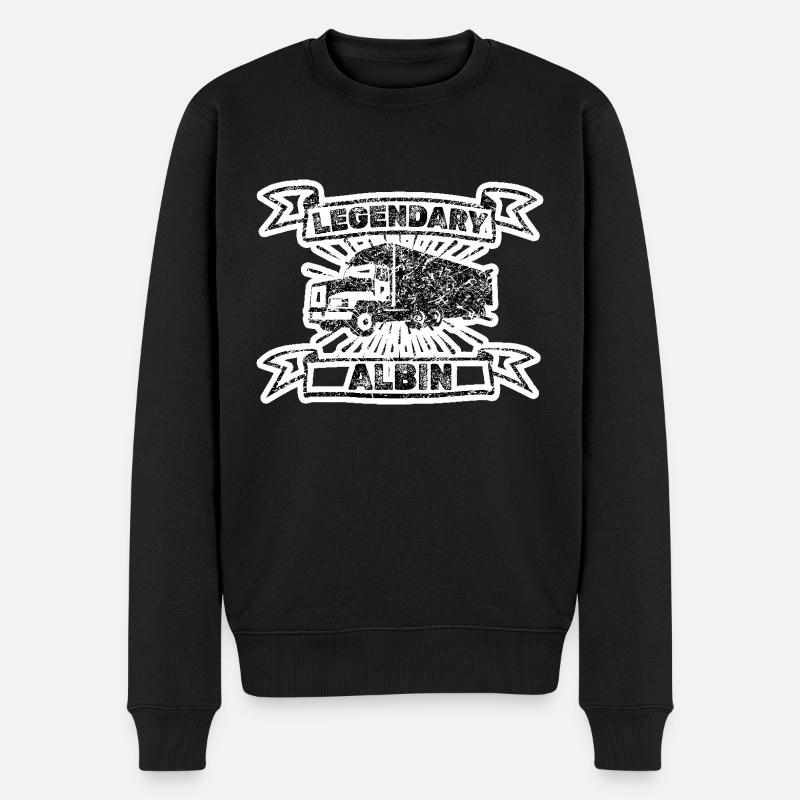 Albin - Pull Premium bio Homme - noir
