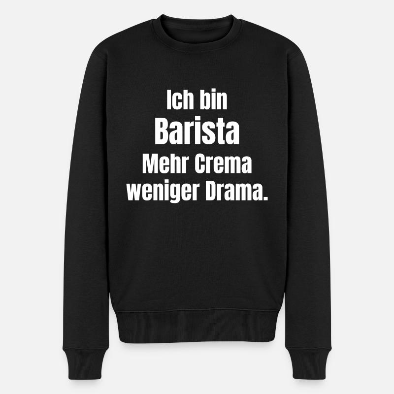 Barista - Pull Premium bio Homme - noir