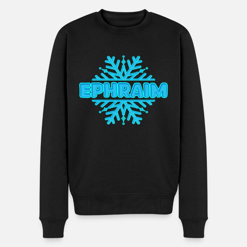 Éphraïm Éphraïm - Pull Premium bio Homme - noir