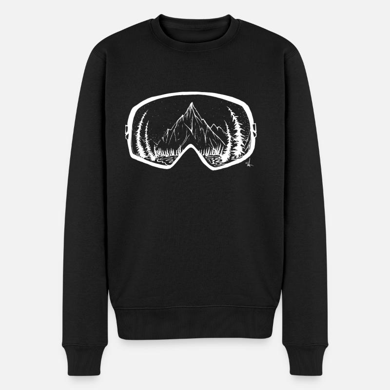 déchiqueter la vie - Pull Premium bio Homme - noir