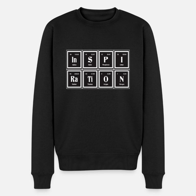 Inspiration | Periodensystem der Elemente - Männer Premium Bio Pullover - Schwarz