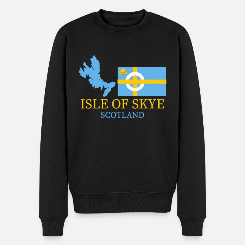 île de skye - Pull Premium bio Homme - noir