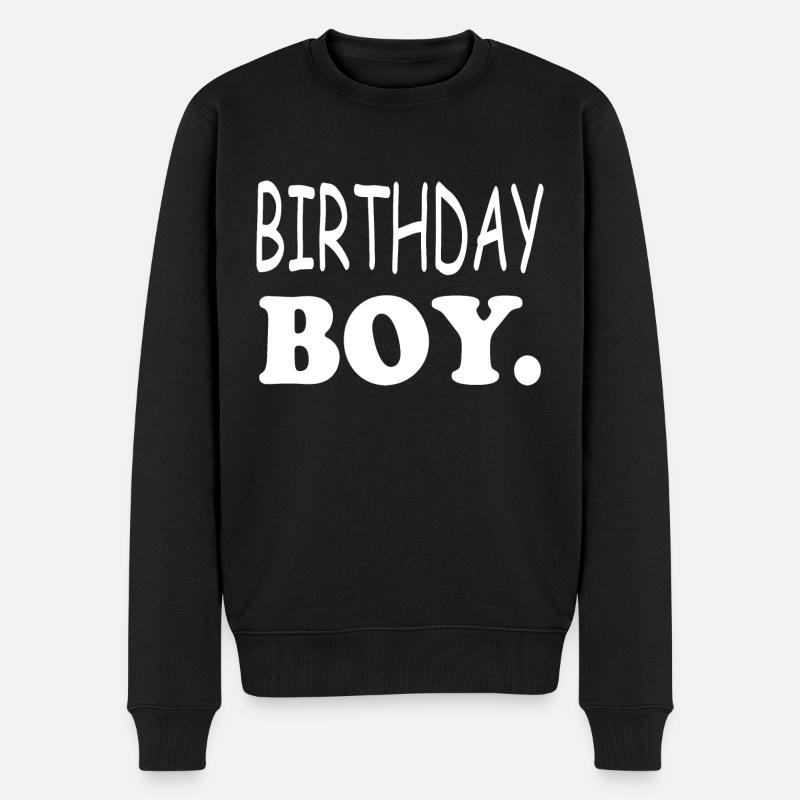 Garçon d’anniversaire - Pull Premium bio Homme - noir