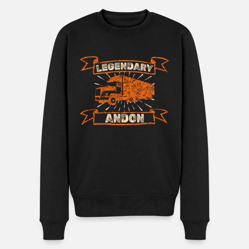 Cadeau pour Andon - Pull Premium bio Homme - noir