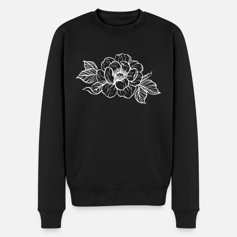 Fleuriste Fleur Plante Nature Jardinier - Pull Premium bio Homme - noir