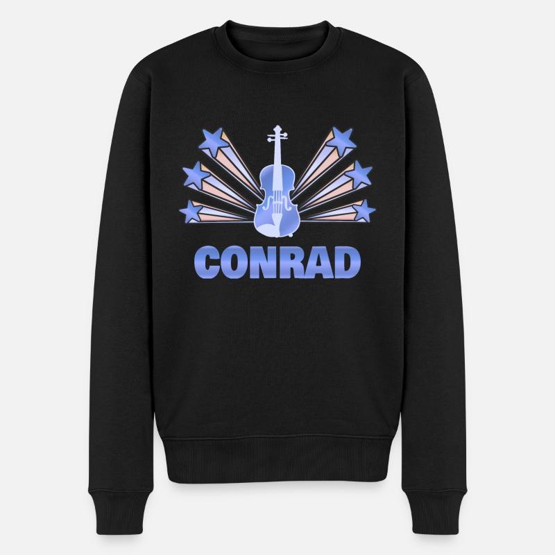 Instrument de musique Conrad - Pull Premium bio Homme - noir