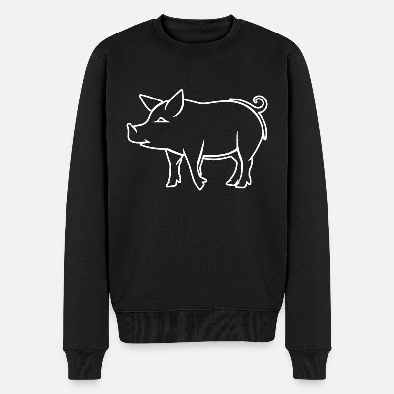 Truie cochonne - Pull Premium bio Homme - noir