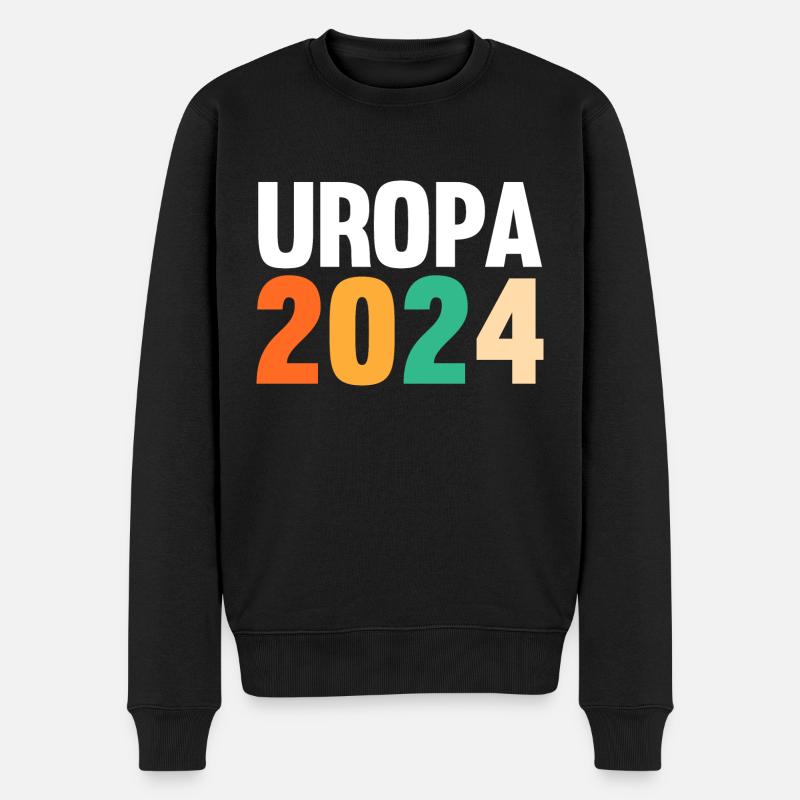 Werdender Uropa 2037 - Männer Premium Bio Pullover - Schwarz