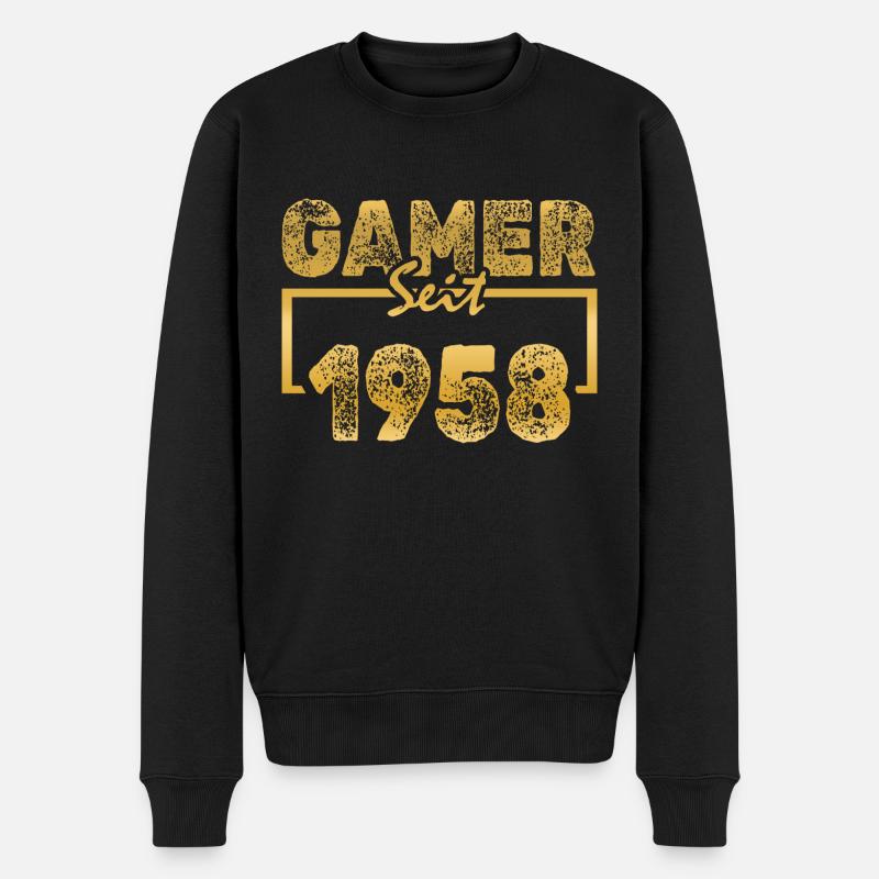 Gamen 1958 - Männer Premium Bio Pullover - Schwarz