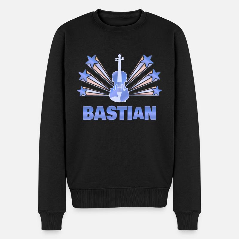 Instrument de musique Bastian - Pull Premium bio Homme - noir