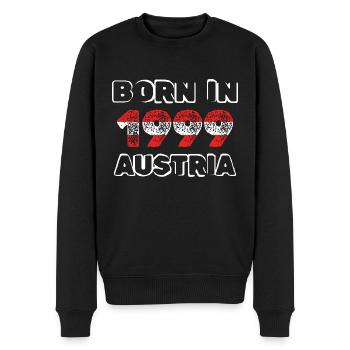 Geboren 1999 - Männer Premium Bio Pullover - Schwarz - Vorne - Nico (187cm)