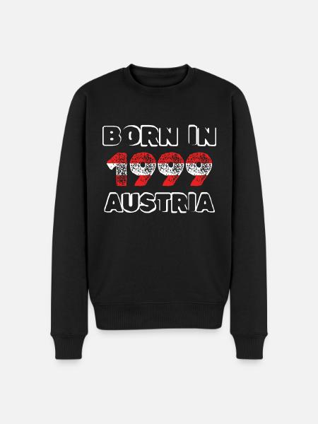 Geboren 1999 - Männer Premium Bio Pullover - Schwarz