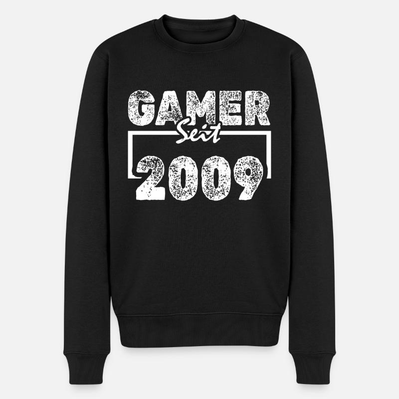2009 - Männer Premium Bio Pullover - Schwarz