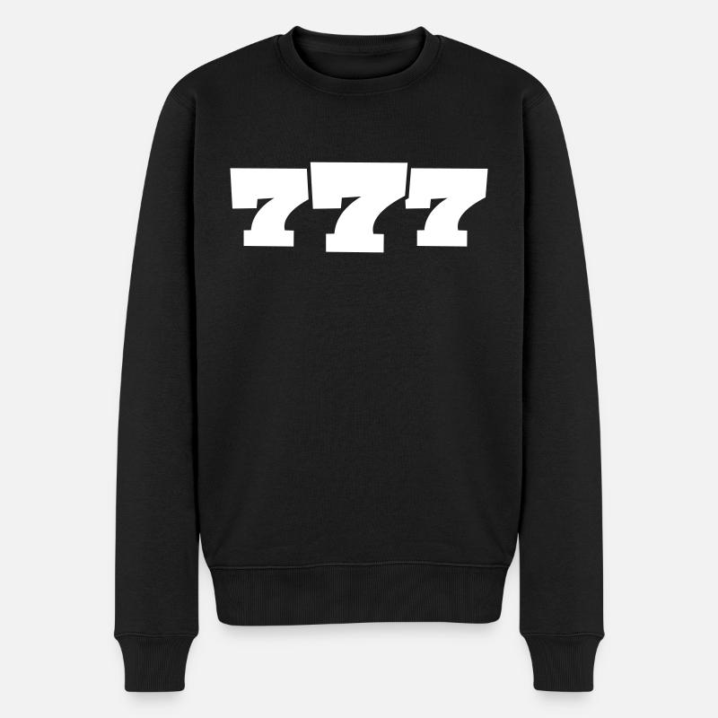 777 - Pull Premium bio Homme - noir