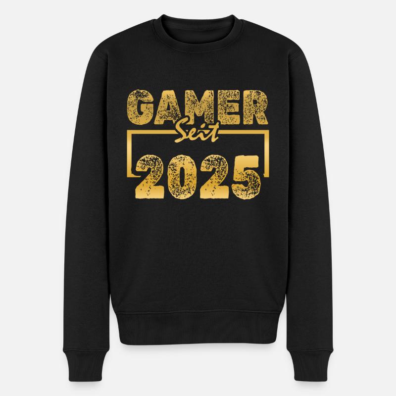 Jeux vidéo 2025 - Pull Premium bio Homme - noir