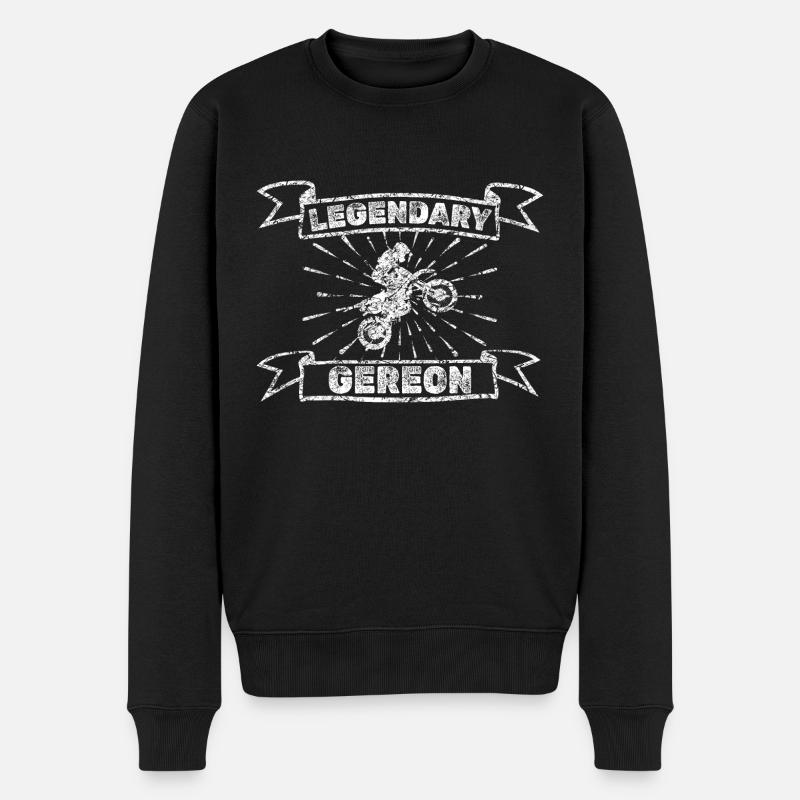 Gereon en moto - Pull Premium bio Homme - noir