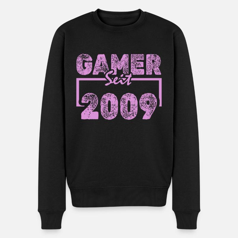 Jouer à des jeux 2009 - Pull Premium bio Homme - noir
