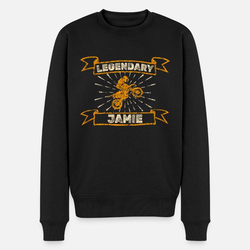 Geschenk für Jamie - Männer Premium Bio Pullover - Schwarz