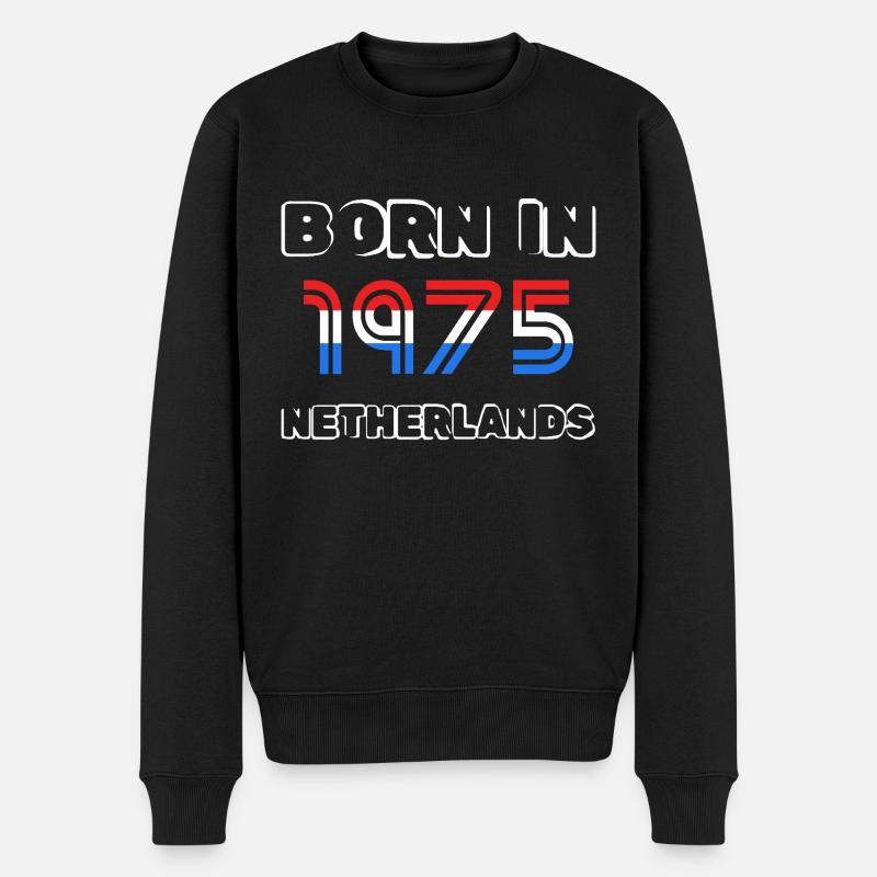 Pays-Bas 1975 - Pull Premium bio Homme - noir