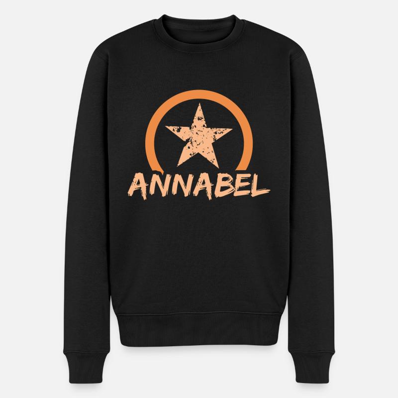 Annabel comme prénom - Pull Premium bio Homme - noir