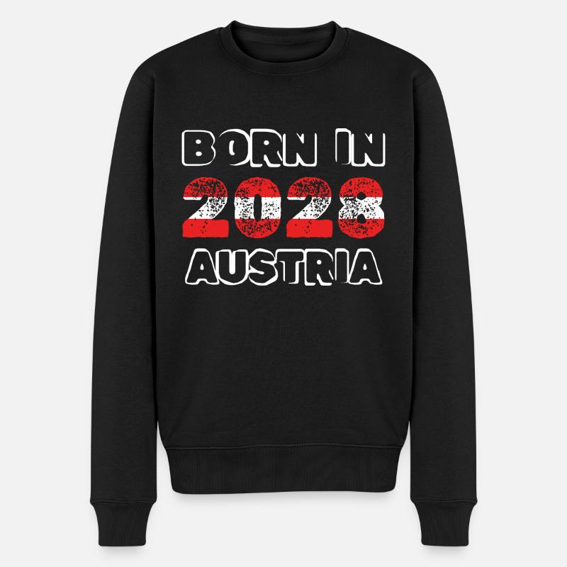 Autriche 2028 - Pull Premium bio Homme - noir