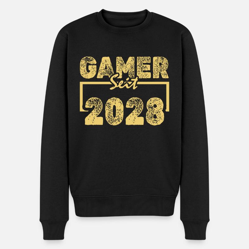 Zocken 2028 - Männer Premium Bio Pullover - Schwarz