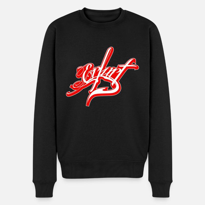 erfurt - Männer Premium Bio Pullover - Schwarz