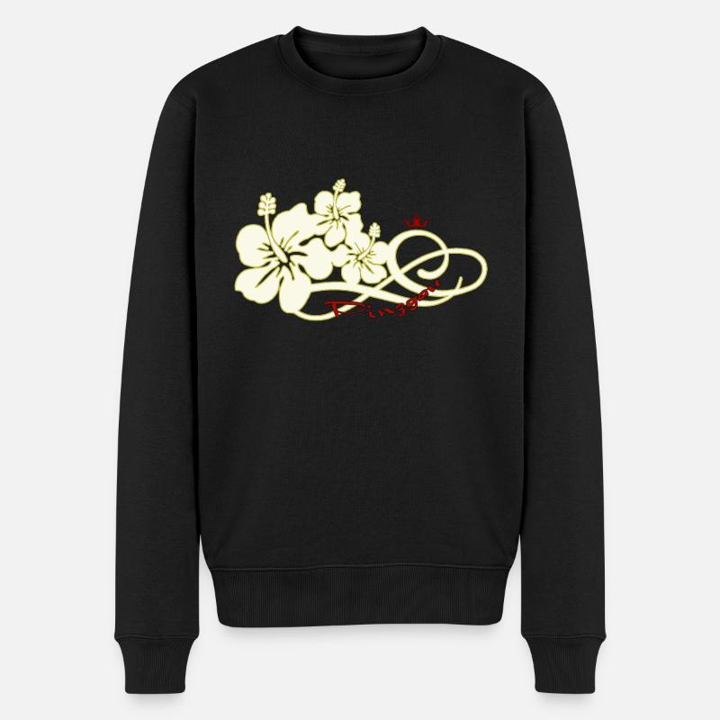 Pinzgau - Männer Premium Bio Pullover - Schwarz