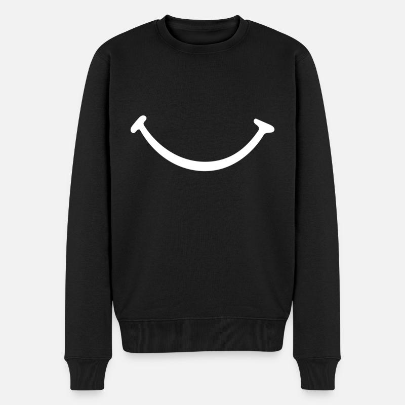 sourire - Pull Premium bio Homme - noir