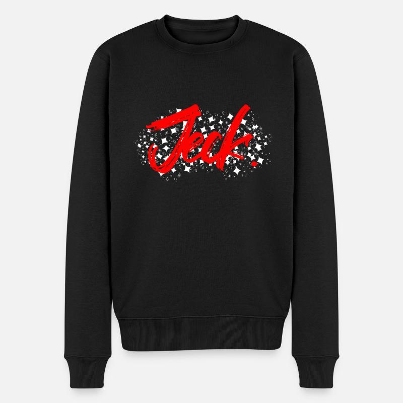 Köln Karneval Jeck - Männer Premium Bio Pullover - Schwarz