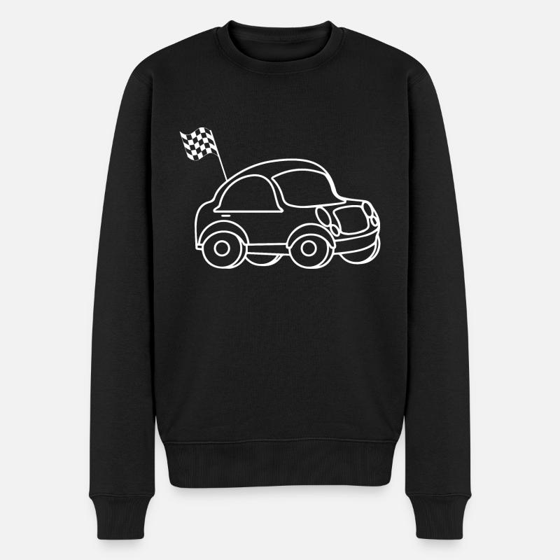 Voiture voiture - Pull Premium bio Homme - noir