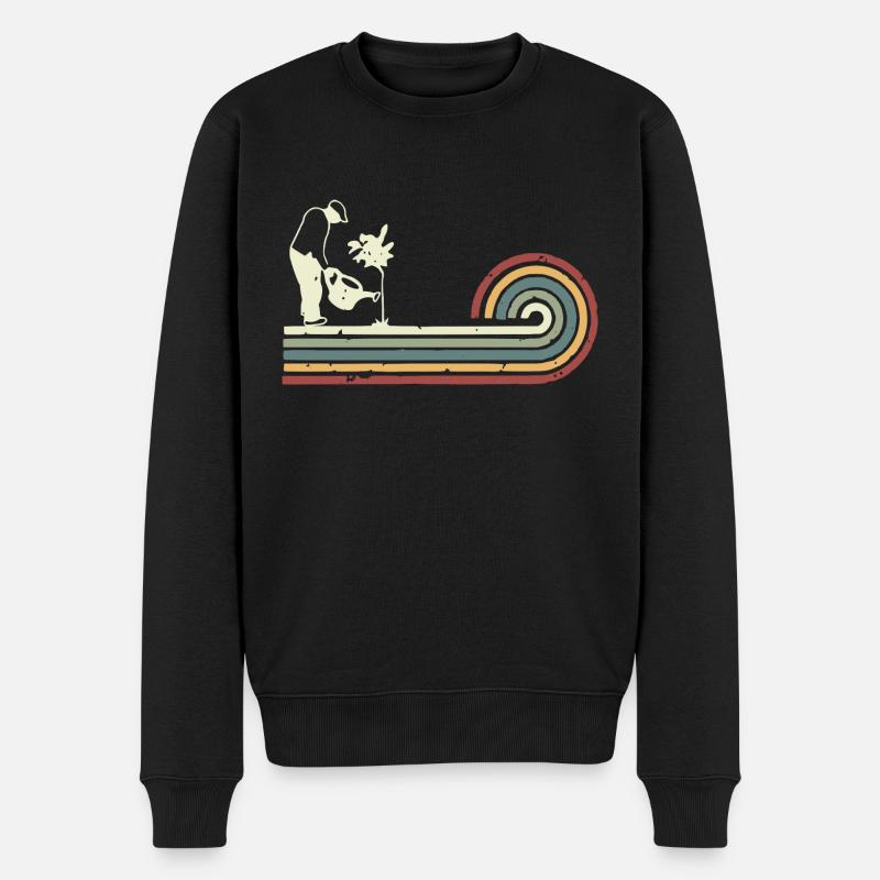 Jardinier rétro - Jardinier - Jardinier - - Pull Premium bio Homme - noir