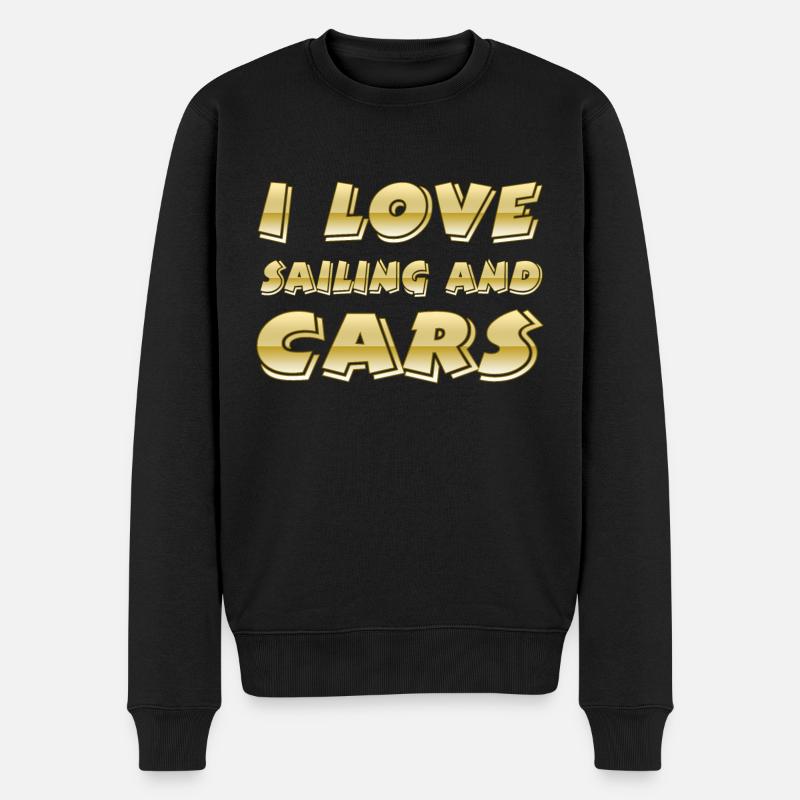 Voile - Pull Premium bio Homme - noir