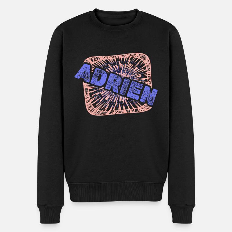 Emploi Adrien - Pull Premium bio Homme - noir