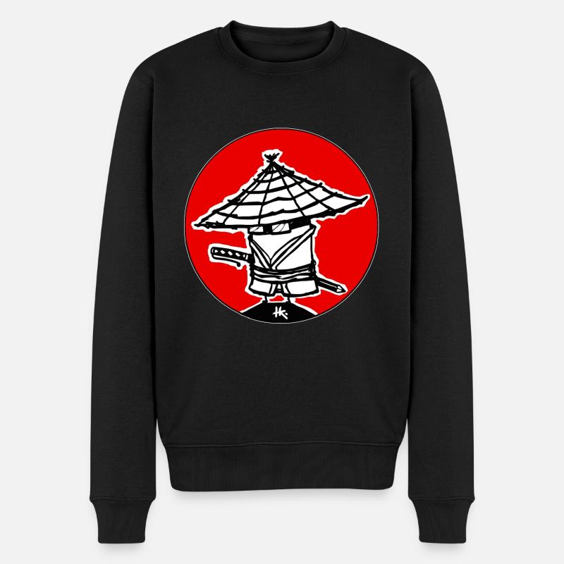 haka ronin - Männer Premium Bio Pullover - Schwarz