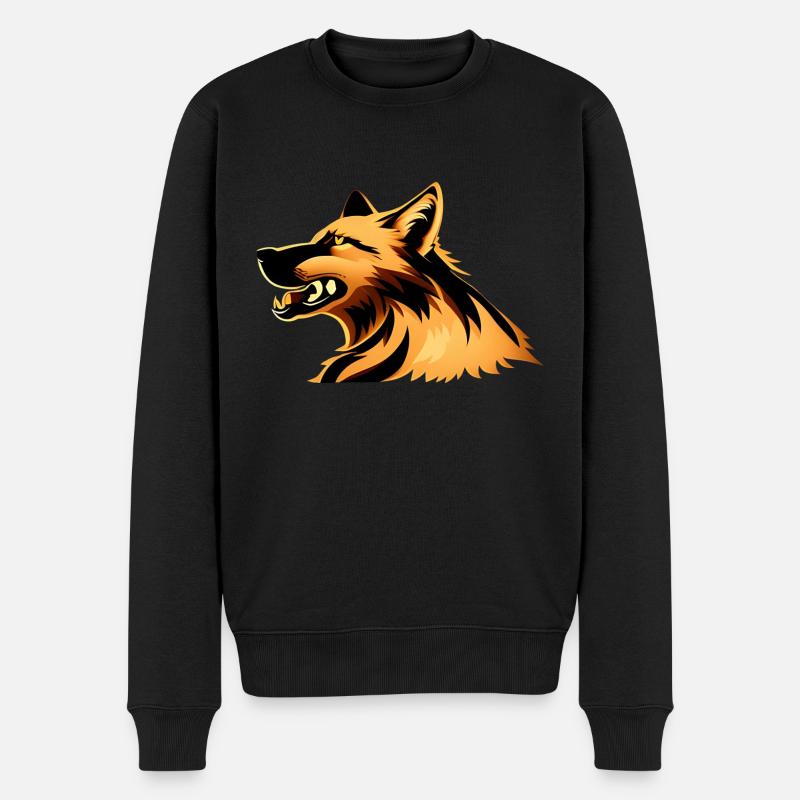 Loup - Pull Premium bio Homme - noir