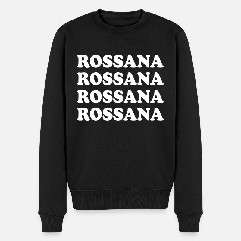 Rossana comme nom - Pull Premium bio Homme - noir