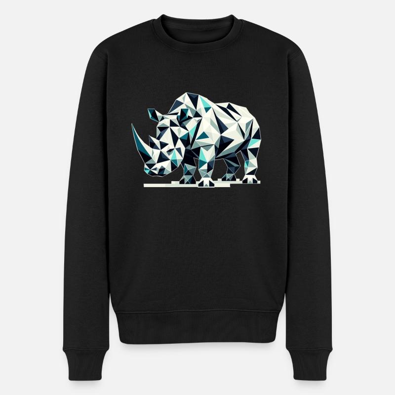 Rhinocéros // rhinocéros - Pull Premium bio Homme - noir
