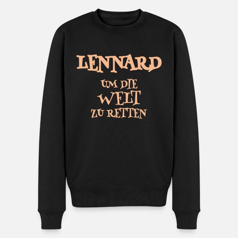 Cadeau pour Lennard - Pull Premium bio Homme - noir