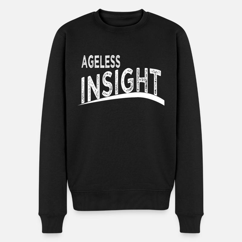 dictons, sagesse philosophique, sain, blagues - Pull Premium bio Homme - noir