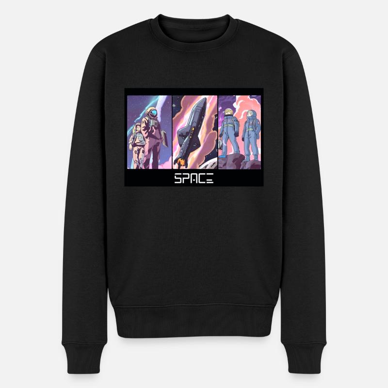 ESPACE - Pull Premium bio Homme - noir