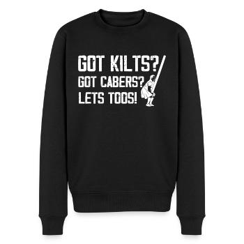Got Kilts Got Caber Let's Toss Tree Log Throwing - Pull Premium bio Homme - noir - Devant - Nico (187cm)