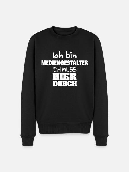 Occupation Media Designer - Men's Premium Organic Jumper - black