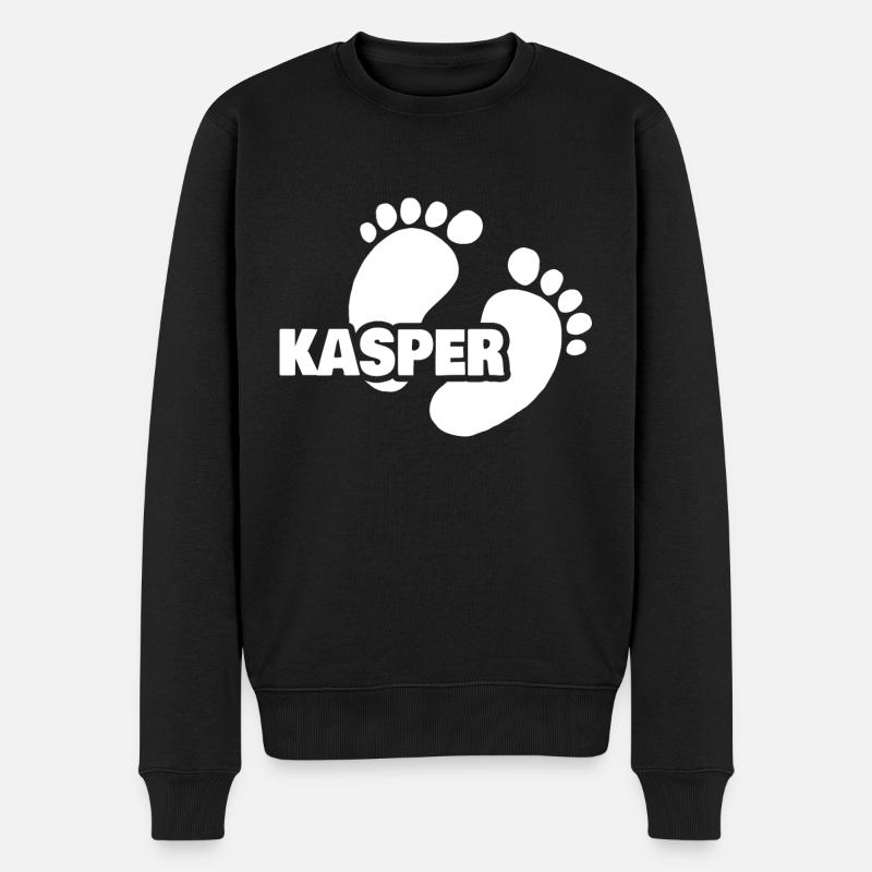 Geschenk für Kasper - Männer Premium Bio Pullover - Schwarz