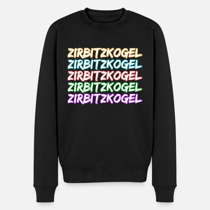 Zirbitzkogel comme escalade - Pull Premium bio Homme - noir