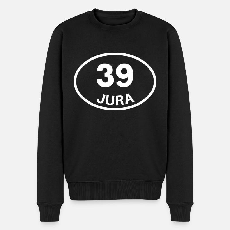 39 jura - Pull Premium bio Homme - noir