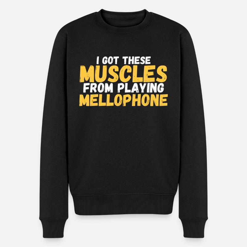 Marching Band Mellophone Musicien - Pull Premium bio Homme - noir